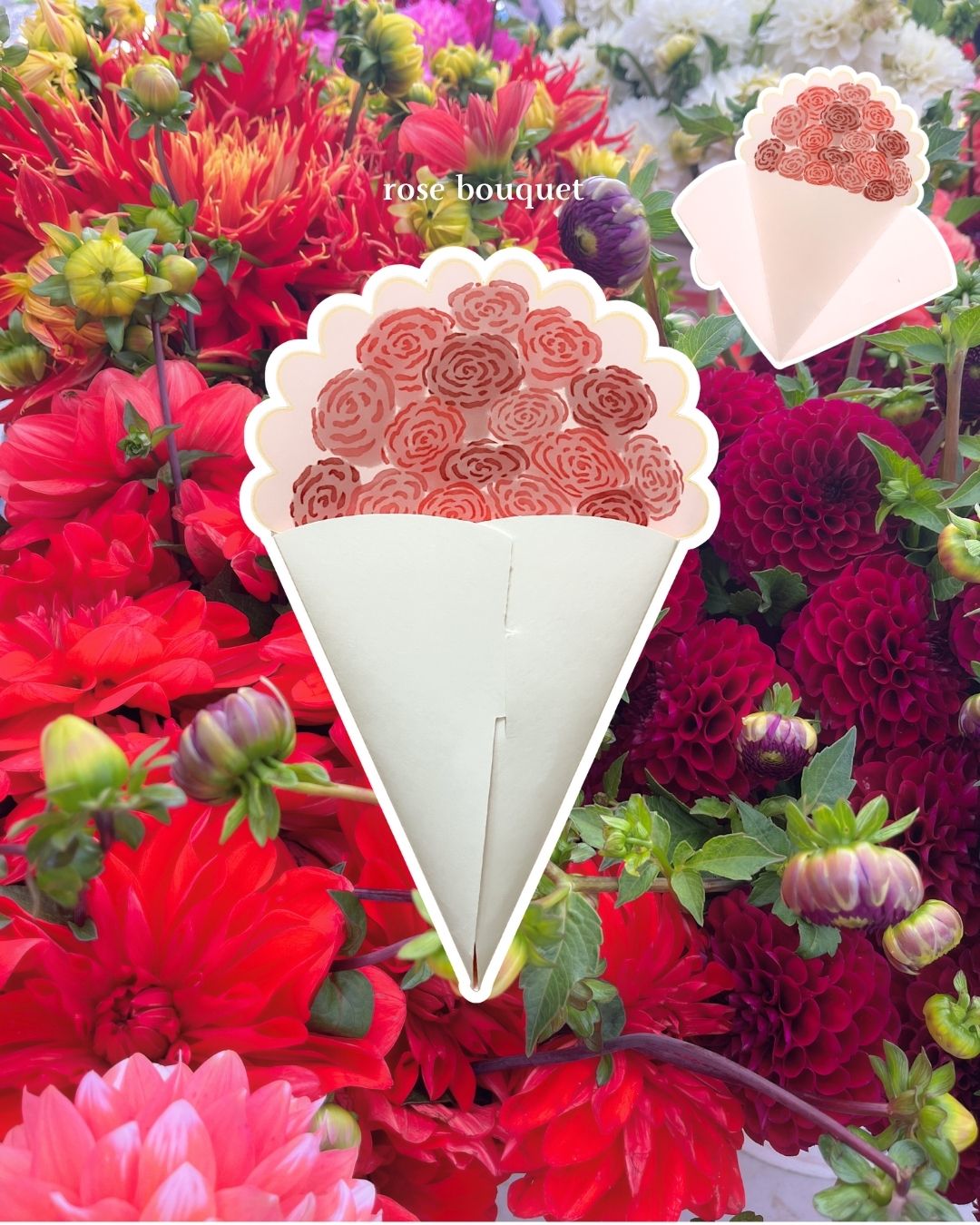 💐bouquet greeting cards💐