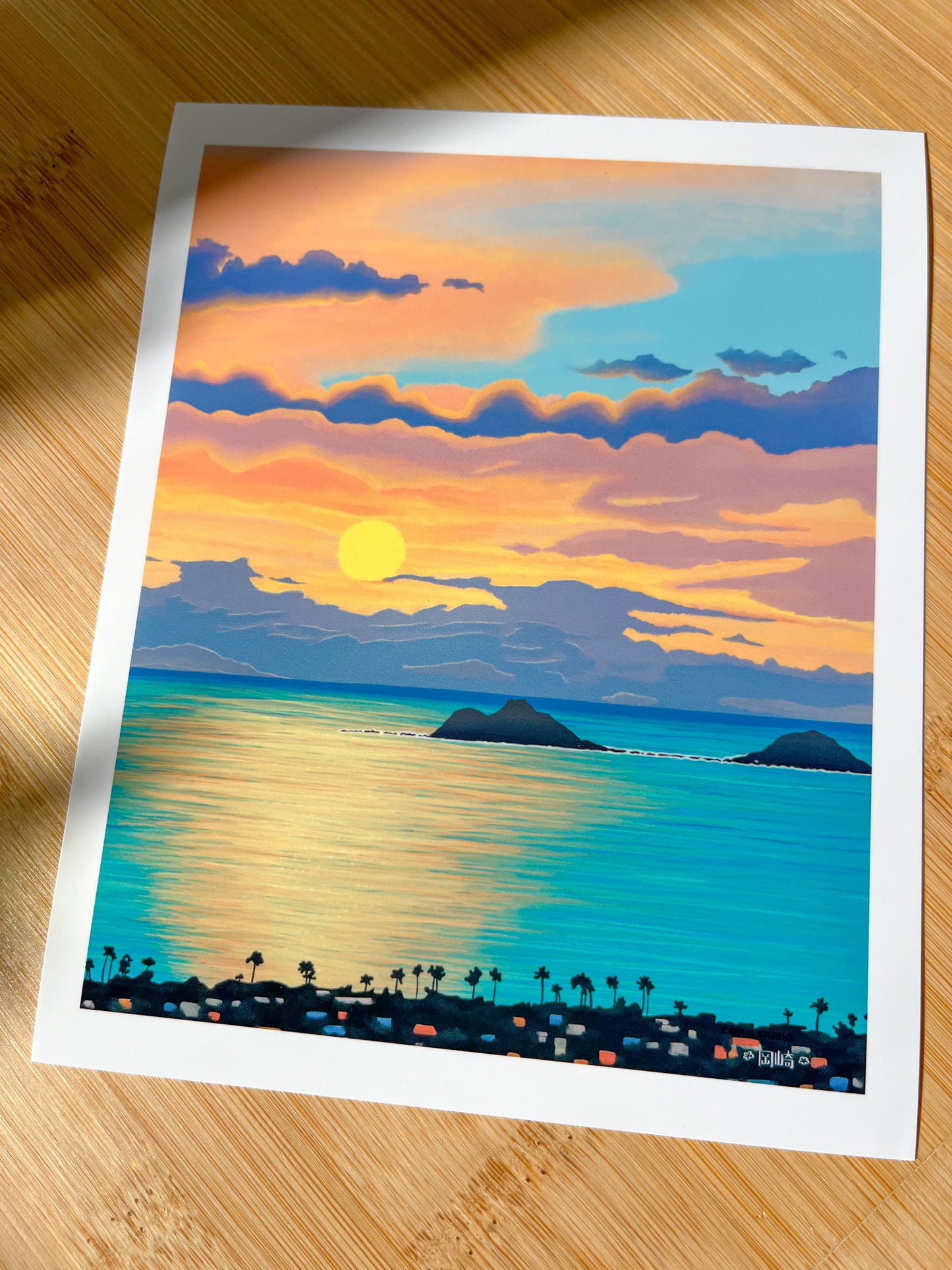 Kaʻōhao (Lanikai) Sunrise Art Print