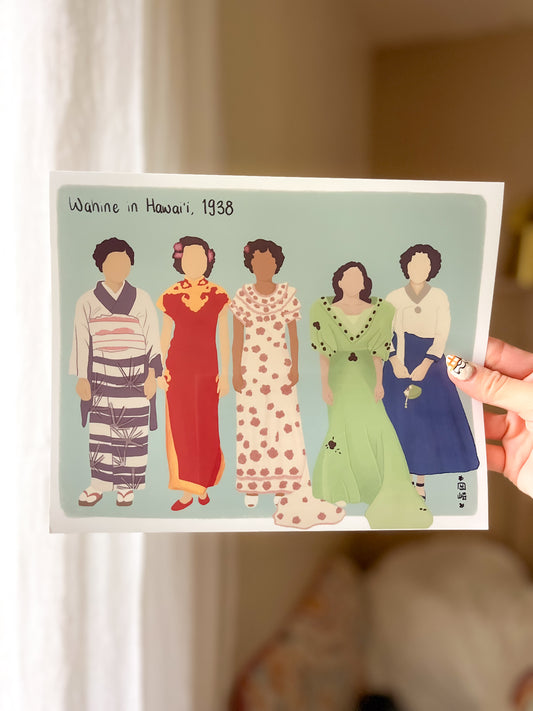 5 Wahine in Hawaiʻi, 1938