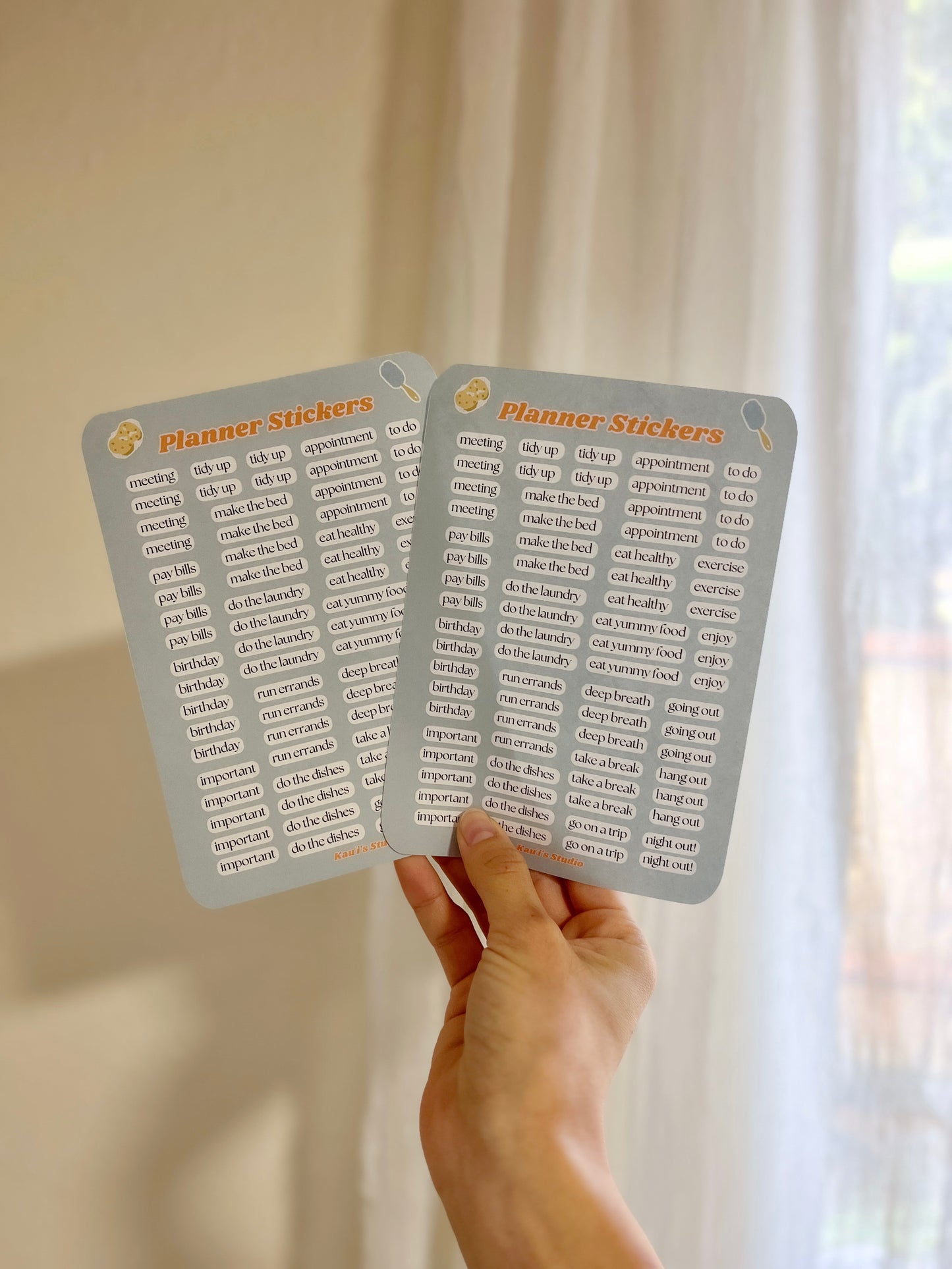 Planner Sticker Sheets