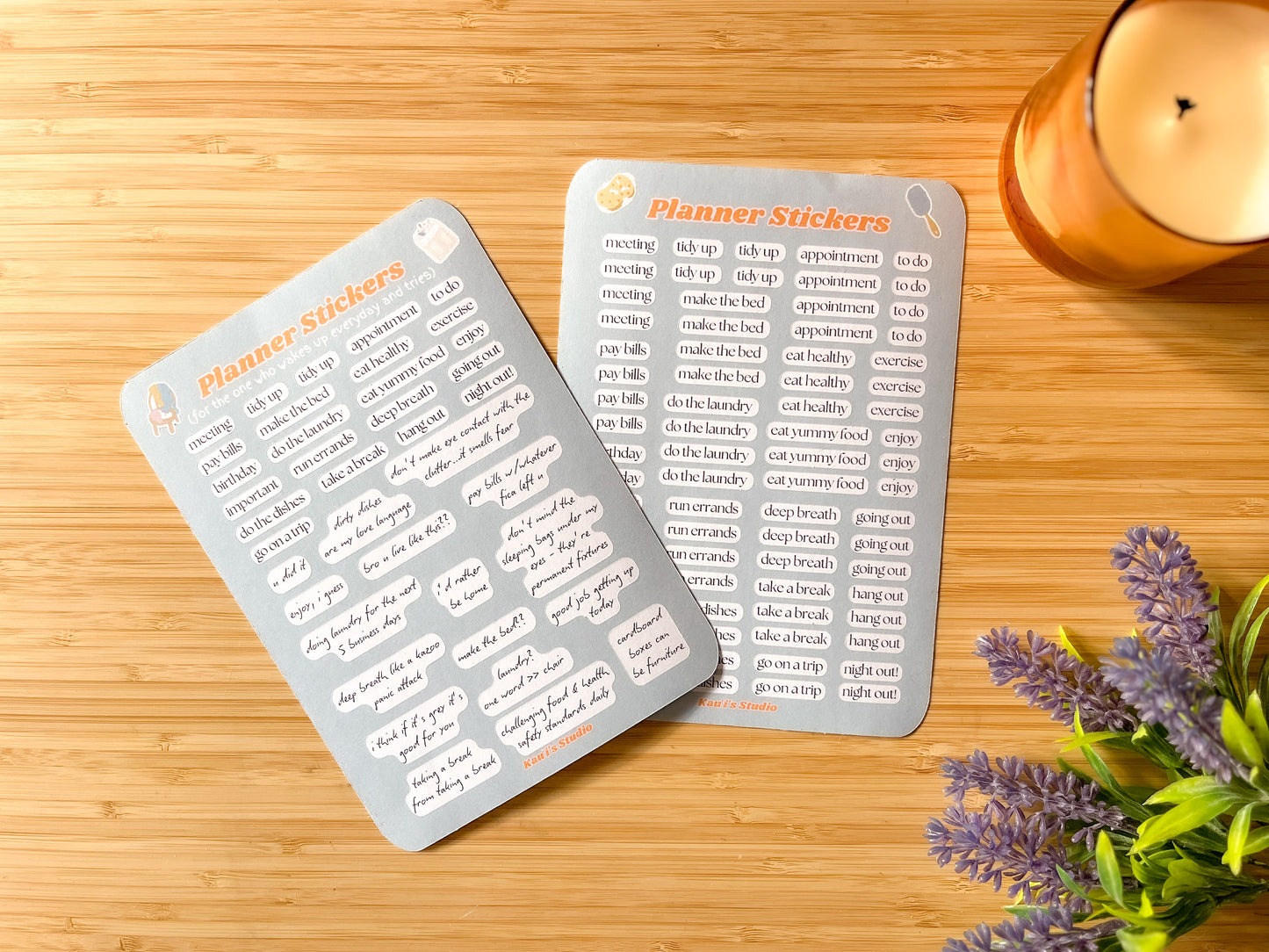 Planner Sticker Sheets